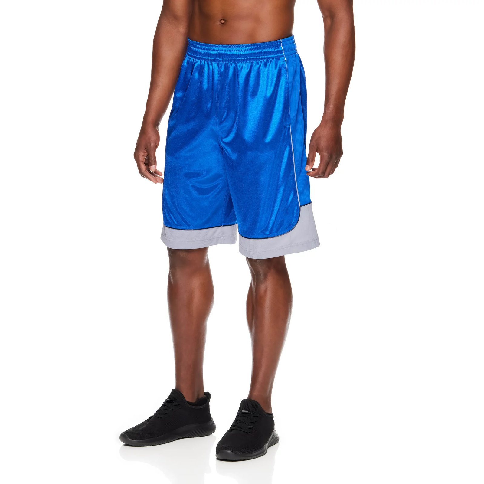 blue two tone athletic shorts blue two tone athletic shorts