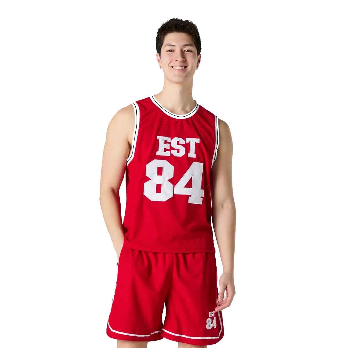 red est 84 basketball jersey red est 84 basketball jersey